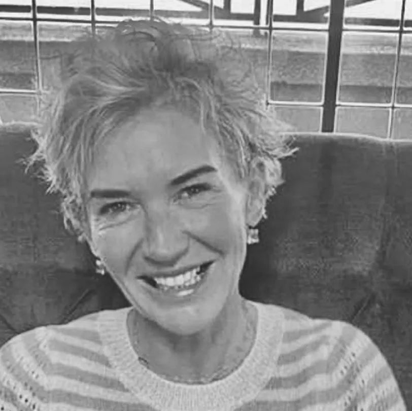 Black and white portrait of Saskia Phillips, Events & Activations at Axia Spirit