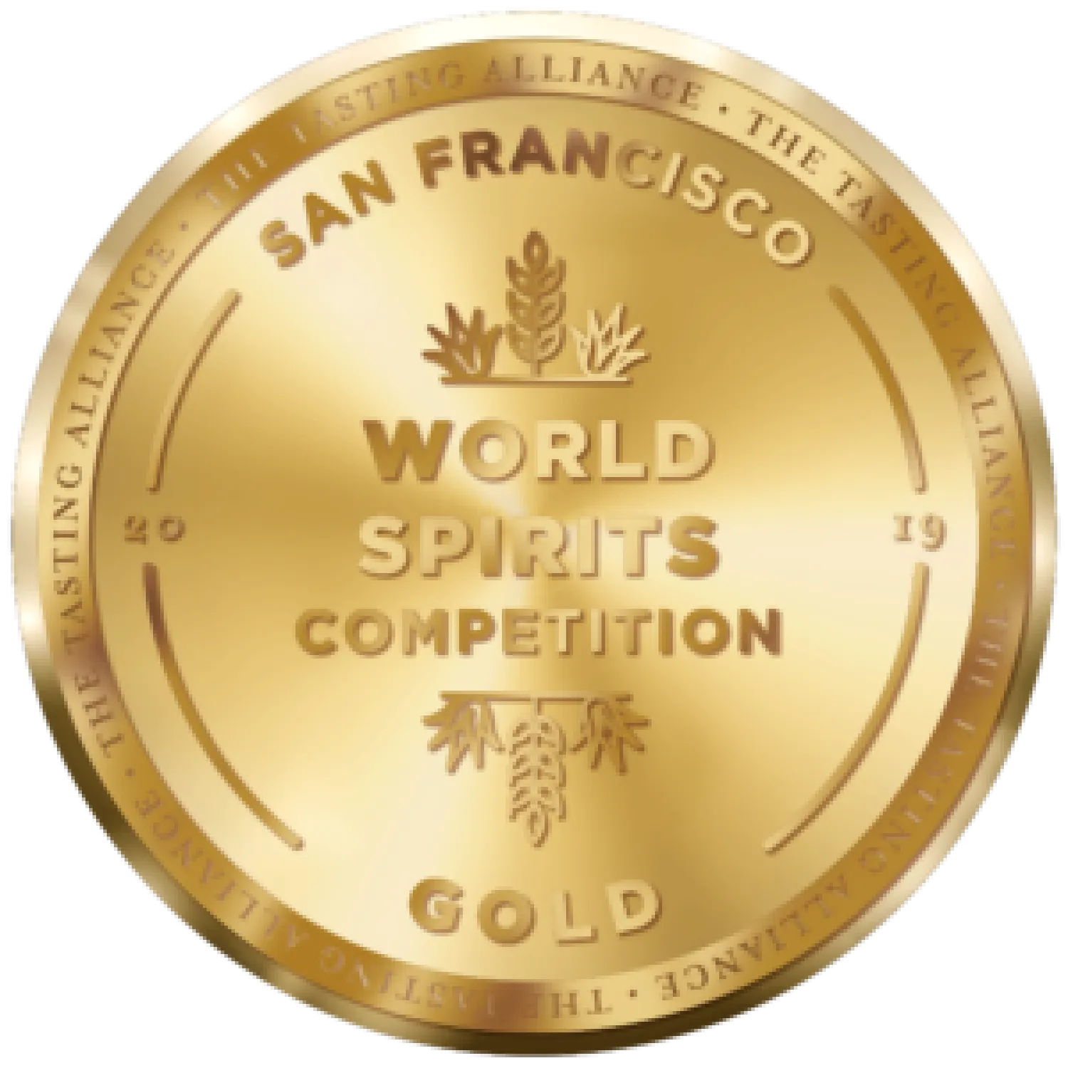 San Francisco World Spirits Competition Gold Award 2019 The Tasting Alliance Roundel
